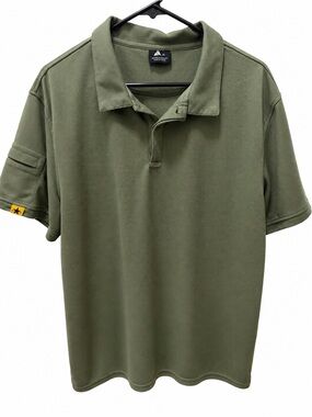Source Unknown Olive Green Short-Sleeve Polo
